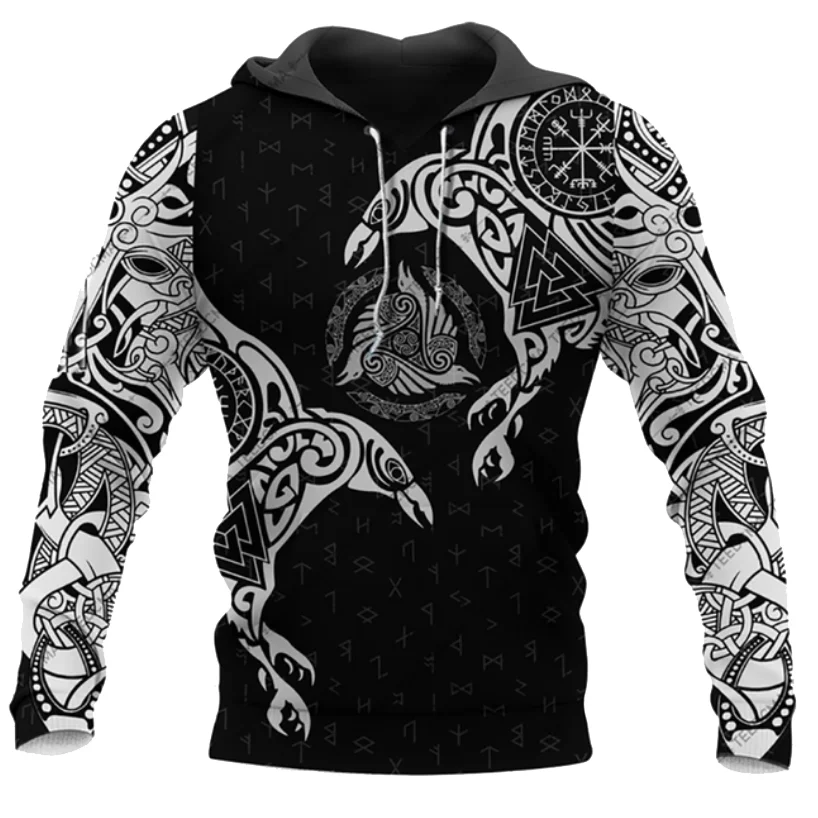 Top Trends: New Men's Hoodie 3D Print Sweatshirt Autumn Oversized Long Sleeve Pullover Vintage Men's Clothing Male Casual Streetwear Tops Shoppable Styles