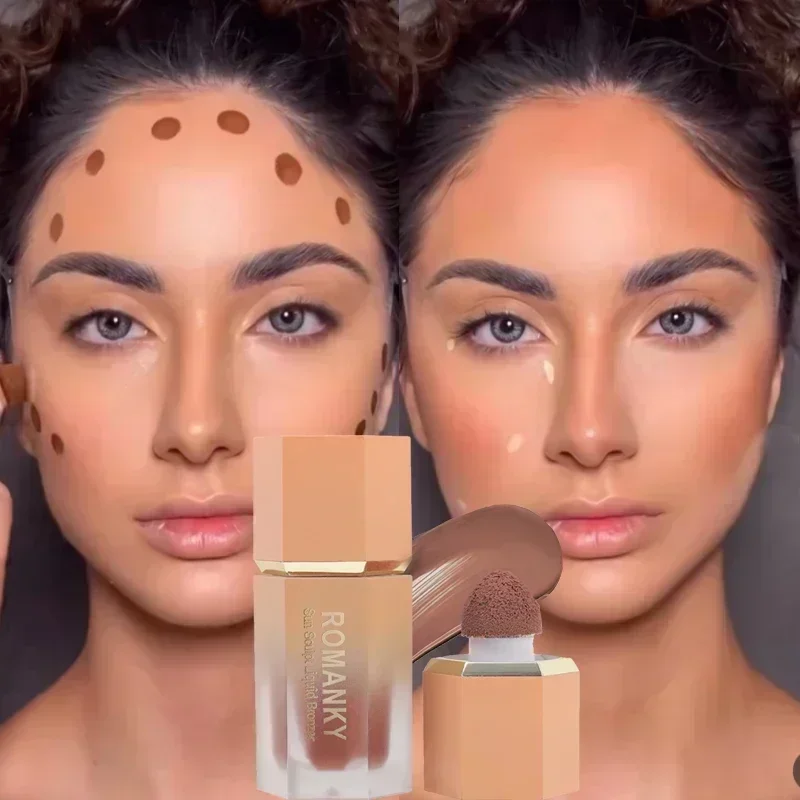 Top Trends: Waterproof Face Liquid Contour Concealer Bronzer Sponge Stick Natural Foundation Matte Long Lasting Highlighter Beauty Cosmetics Shoppable Styles