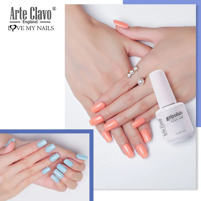 Top Trends: Arte Clavo 15ml Gel Polish Set Semi-permanent Summer Hot Sale Gel Varnish For Nails Lacquer Soak Off UV LED Nail Gel Polish Shoppable Styles - Image 4