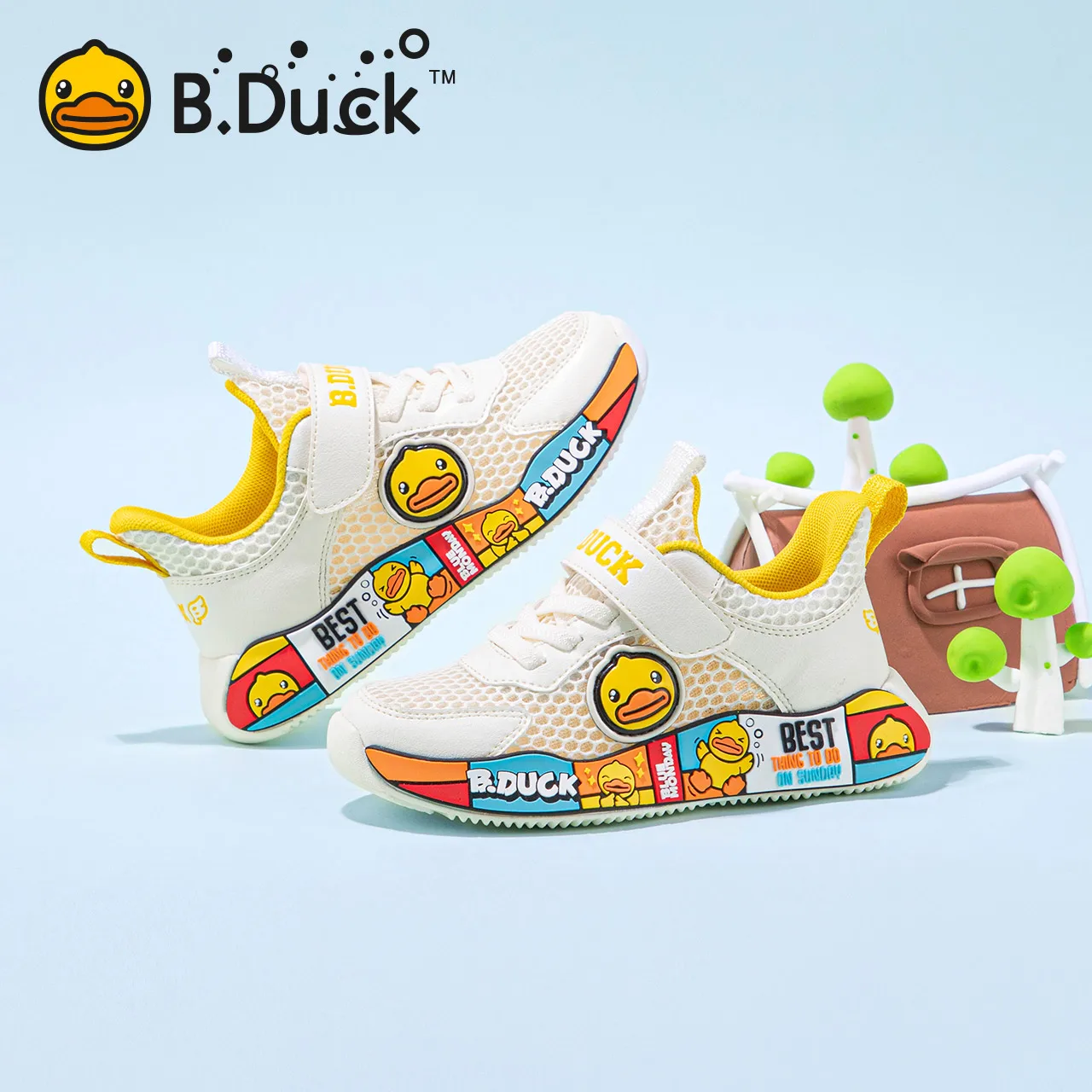 Top Trends: B.Duck Children Sports Shoes Infant Soft-soled Toddler Shoes Girls Boys Baby Shoes Breathable Net Sneakers Fashion Kids Shoes Shoppable Styles