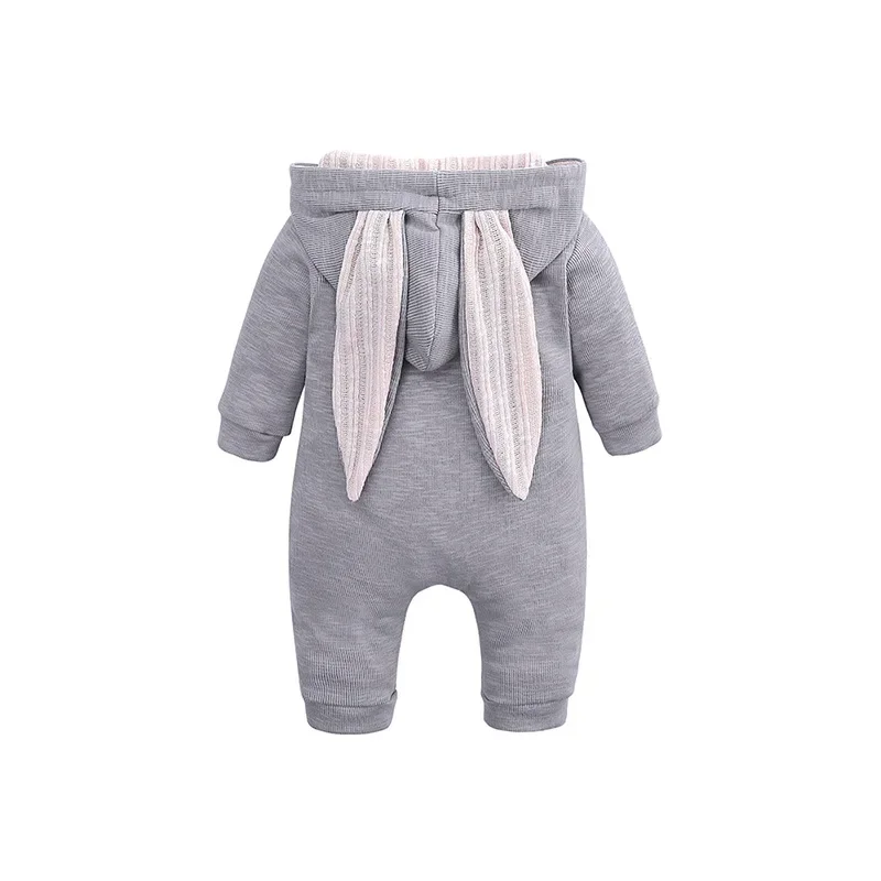 Top Trends: Cute Rabbit Ear Hooded Baby Rompers For Babies Boys Girls Clothes Newborn Clothing Jumpsuit Infant Costume Baby Outfits Fall Shoppable Styles - Image 4