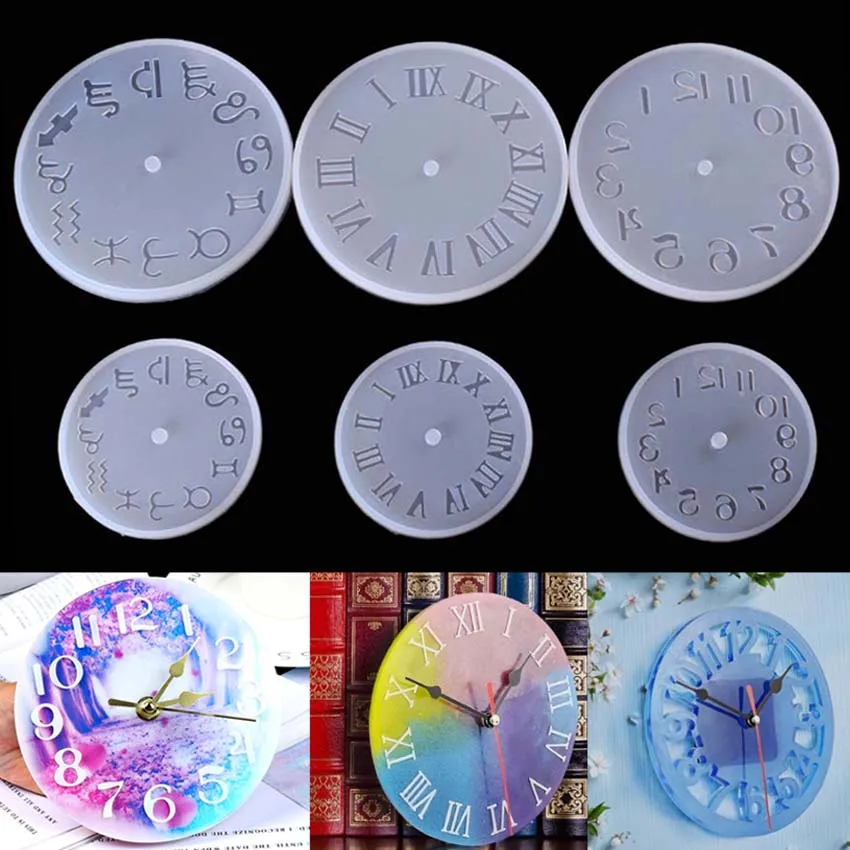 Top Trends: Epoxy Resin Mold For Clock Handmade Tool DIY Silicone Molds For Resin Crafts Clock Jewellery Making Supplies Shoppable Styles