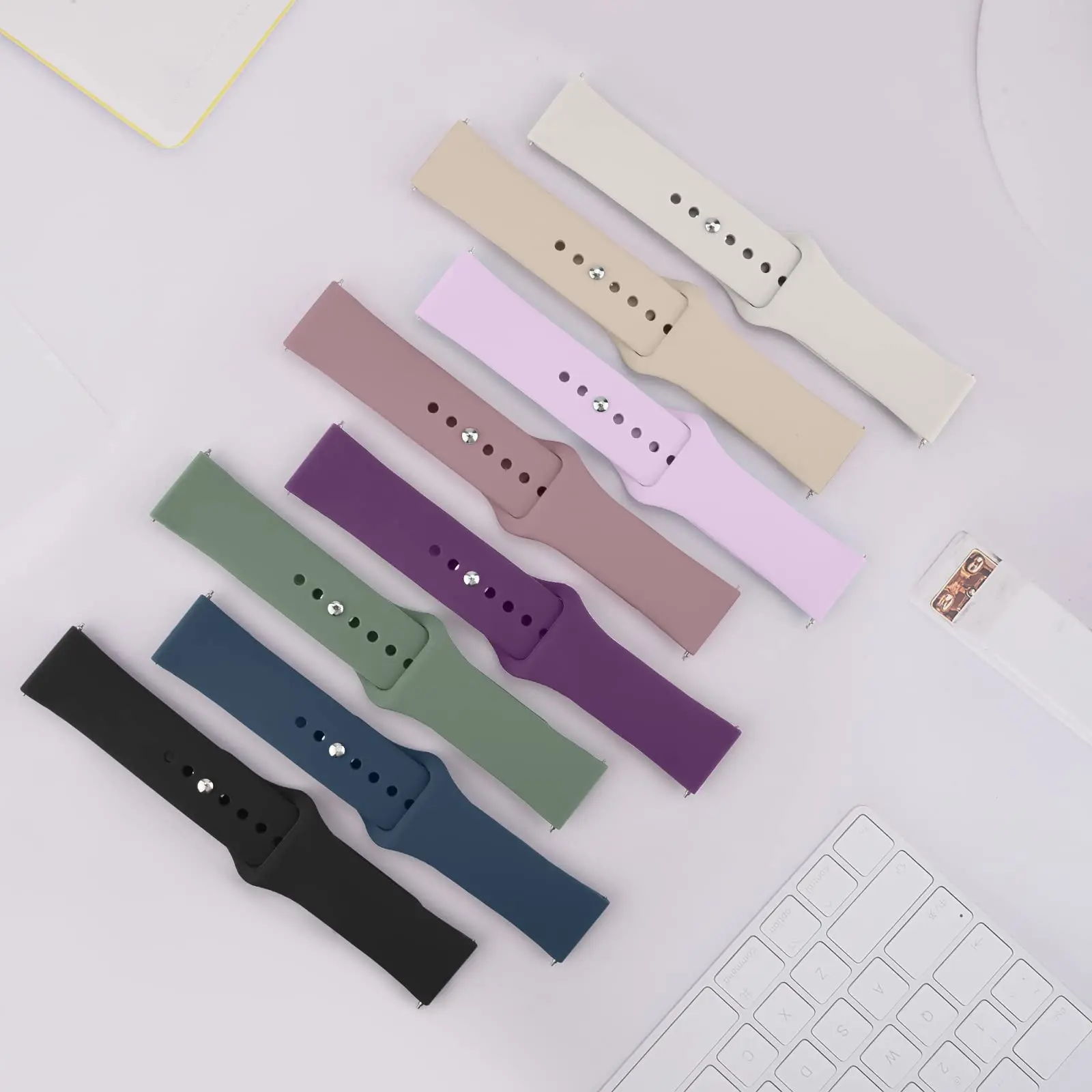 Top Trends: 20mm / 22mm Watch Band For Amazfit GTS / 2 / 2e / 3 / 4 GTS2 Mini / GTR 4 / 3 / Pro / 47mm / GTR2 / 2e / stratos 2 / 3 Silicone Bracelet Amazfit Bip Strap Shoppable Styles