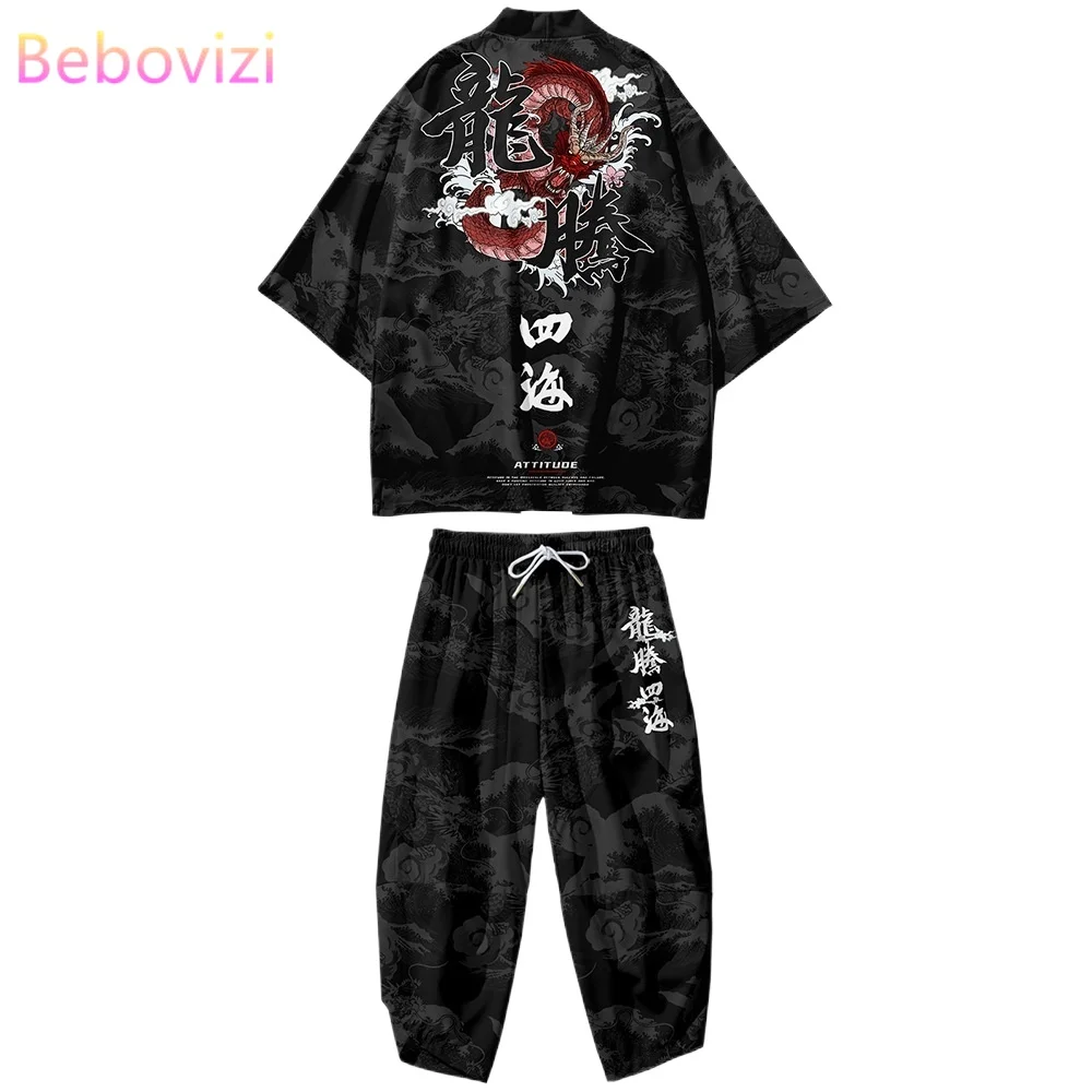 Top Trends: Plus Size S-6XL 5XL 4XL Loose Japanese Cardigan Women Men Cosplay Yukata Clothing Harajuku Kimono Pants Shoppable Styles