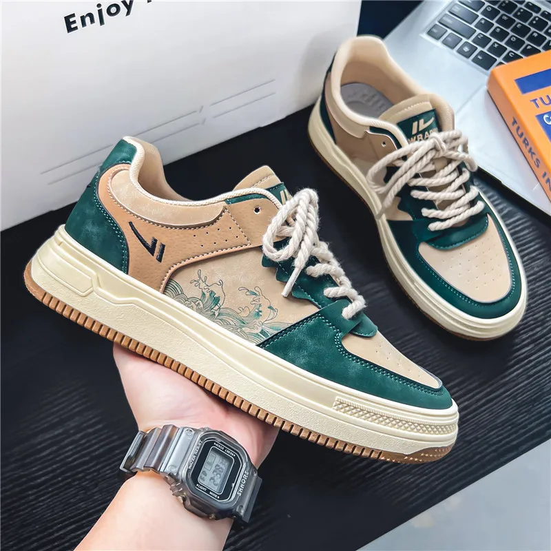 Top Trends: Men Skateboarding Shoes Canvas Comfortable Vulcanized Shoes All-match Men Casual Sneakers Fashion Student Shoes Male Shoppable Styles