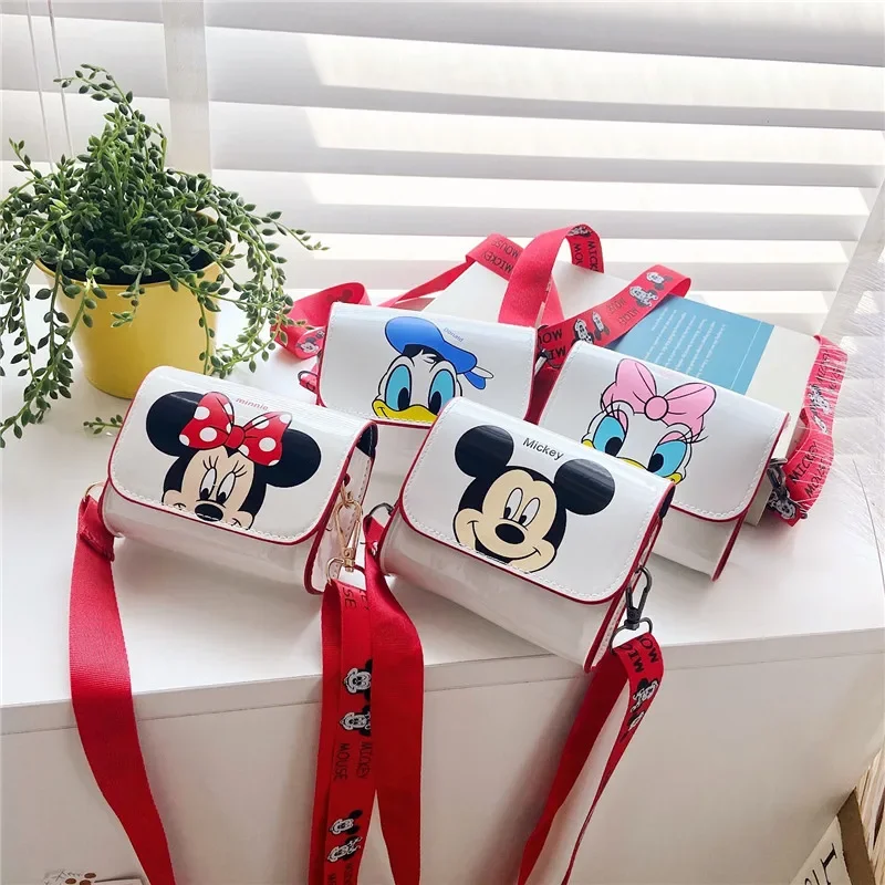 Top Trends: Original Disney Cartoon Shoulder Bags Mickey Mouse Minnie Daisy Donald Duck Fashion Cute Coin Purse Kids Messenger Bag Gifts Shoppable Styles