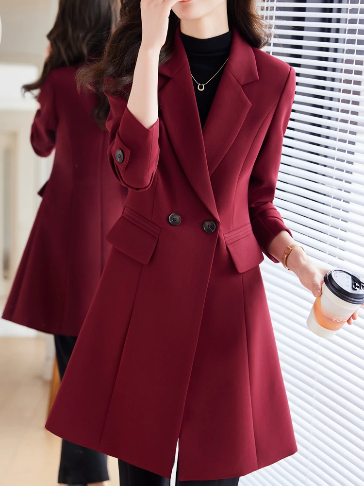 Top Trends: High Quality Women Small Suit Long Sleeve Jacket Casual Blazers Tops Female Slim Blazers Windbreaker Coat 2023 New Autumn Shoppable Styles