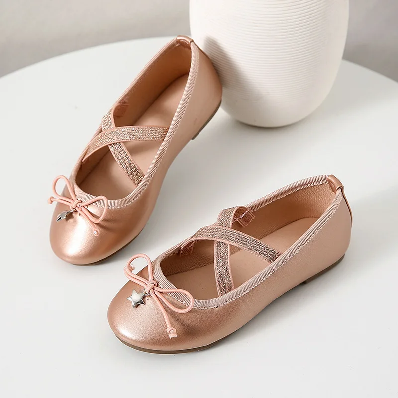 Top Trends: Gold Silver Glass Slipper For Little Girls Princess Shoes Comfortable Kids Single Shoes For Wedding Party Chaussure Fille Shoppable Styles