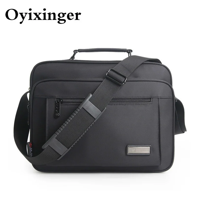 Top Trends: Waterproof Black Men Briefcase High Quality Brand Shoulder Bags For Women Messenger Bag Men's Crossbody Bags Bolso Hombre 2023 Shoppable Styles