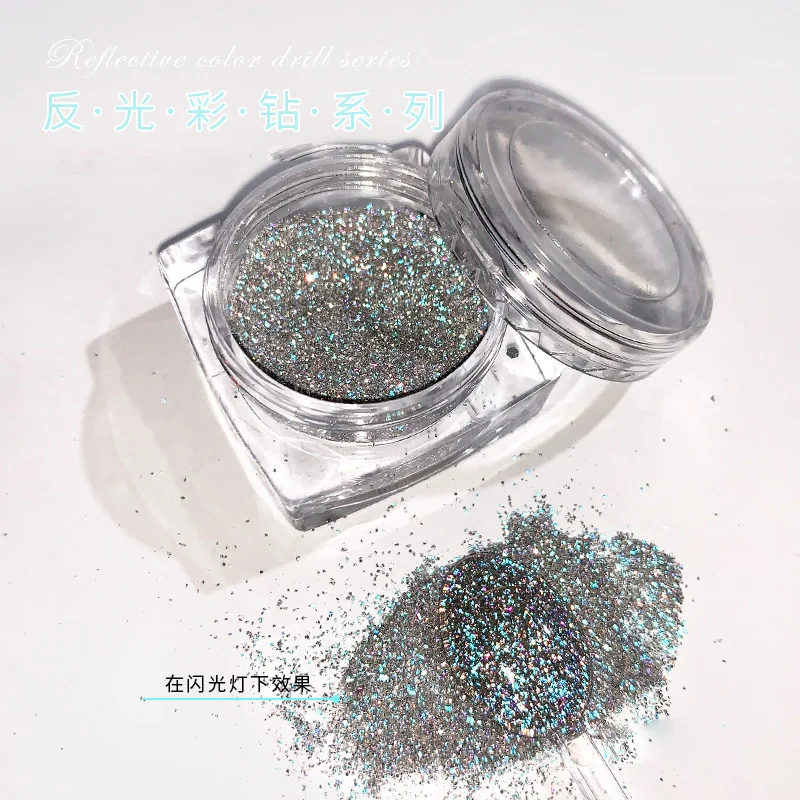 Top Trends: Thermal Temperature Changing Nail Powder Reflective Flash Glitter Powder Shinning Chrome Pigment Dust UV Gel Polish Accessories Shoppable Styles - Image 6