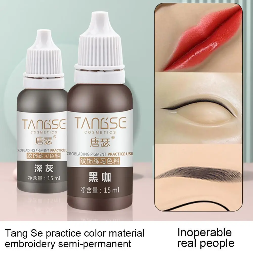 Top Trends: Practice Tattoo Ink Set Permanent Makeup Eyebrow Lips Eye Line Tattoo For Body Beauty Tattoo Art Supplies Color Pigment L3Q1 Shoppable Styles