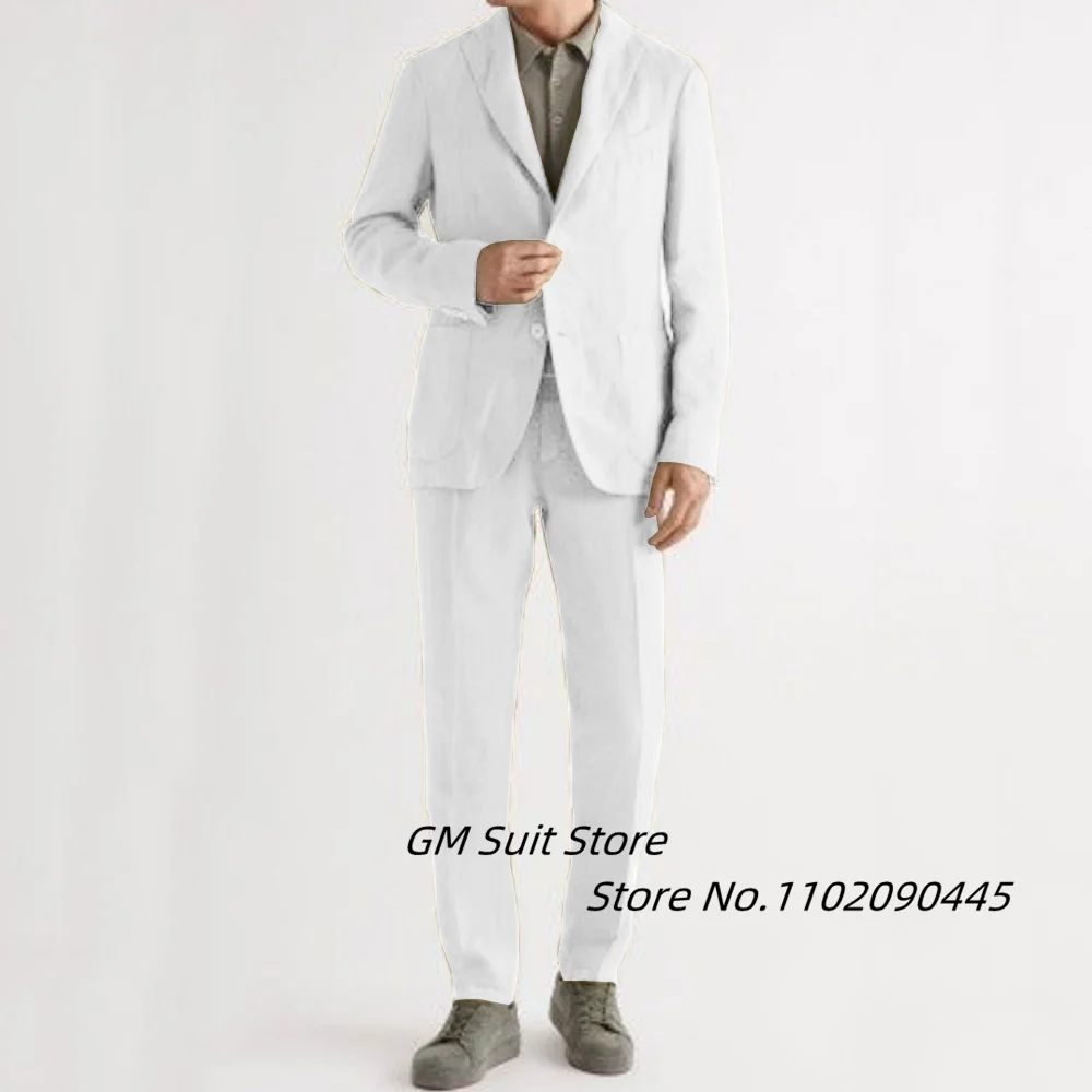 Top Trends: Wedding Groom Suit Big Pocket Full Men's Suit Social Suits For Men 2-piece Set (jacket+ vest) Casual Outfit Single-breasted 2023 Shoppable Styles