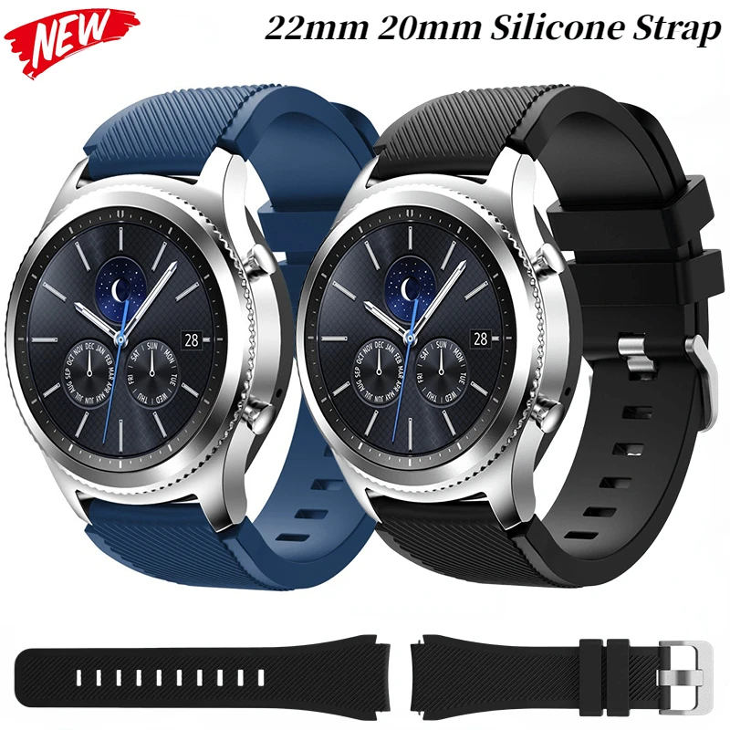 Top Trends: 22mm 20mm Silicone Band For Samsung Watch 3 / Gear S3 / Huawei Watch 4 / 3 / GT3-2 Pro Strap Sports Bracelet Amazfit GTR / Stratos Correa Shoppable Styles