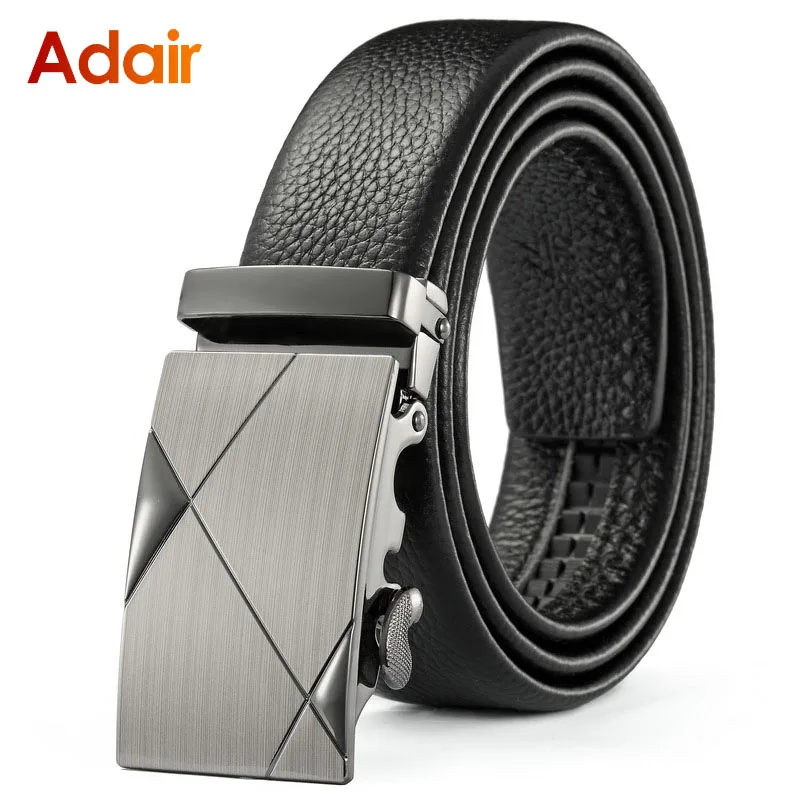 Top Trends: Belts For Men Automatic Male Work Business Casual Luxury Men Belts Metal Pu Leather Designer Famous Brand Jeans Strap ZDP001 Shoppable Styles