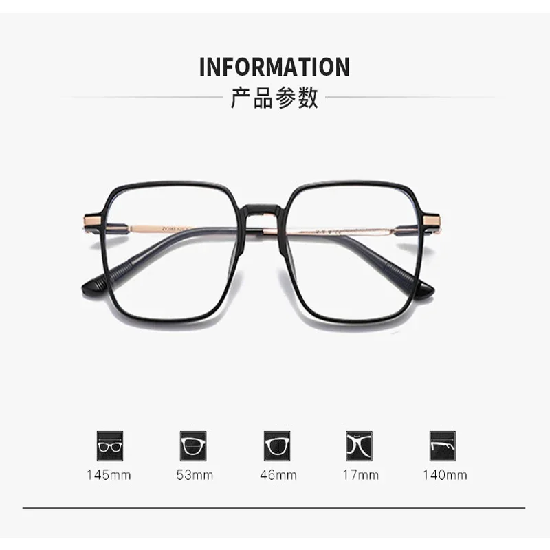 Top Trends: New Color Fashion Myopia Glasses For Women Men Square Transparent Eyeglasses Retro Minus Diopter Eyeglasses Optical Prescription Shoppable Styles - Image 6