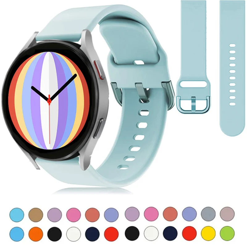 Top Trends: Silicone Band For Samsung Galaxy Watch 6 4 5 Pro-Classic-active 44mm 40mm Sport Bracelet Huawei Watch Gt 2 3 Pro 20mm 22mm Strap Shoppable Styles