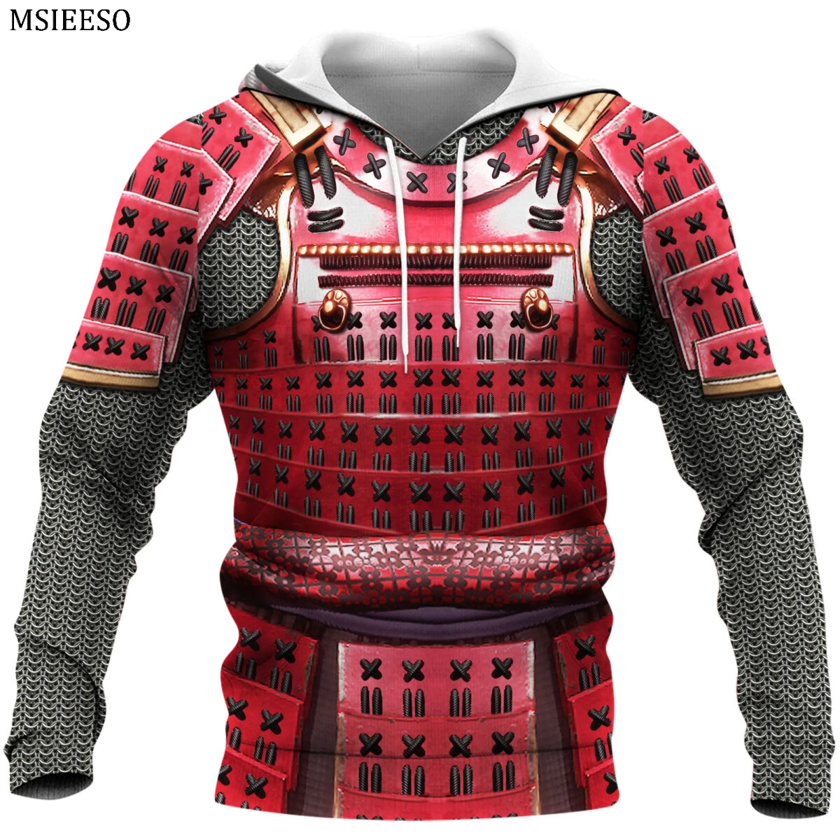 Top Trends: MSIEESO Men Hoodie Japanese Samurai Armor Tattoo 3D All Over Printed Hoodies Sweatshirt Women Zipper Tracksuit Jacket Pullover Shoppable Styles