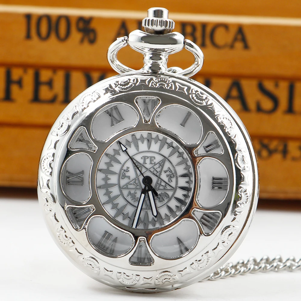 Top Trends: Silver Hollow High Quality Women&#039;s Quartz Pocket Watch Jewelry Necklace Chain Vintage Theme Gift Reloj De Bolsillo Shoppable Styles