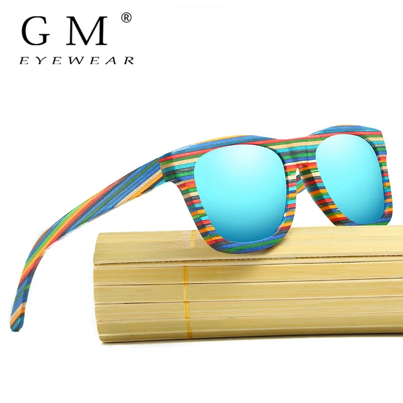 Top Trends: GM Natural Bamboo And Wooden Sunglasses VIP Manual Polarized Glasses Luxury Brand Environmental Degradable Glasses Gift Box Shoppable Styles