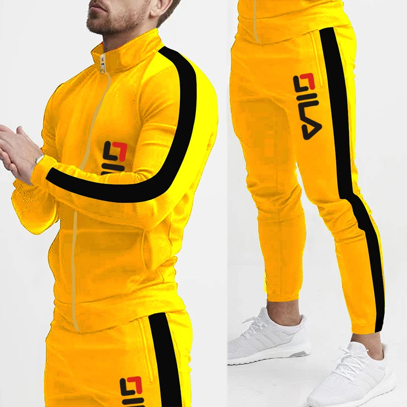 Top Trends: Spring And Autumn Men's Casual Suit New Jogging Luxury Sweater Brand Set Youth Fashion Leisure Sports Suit High Quality Set Shoppable Styles