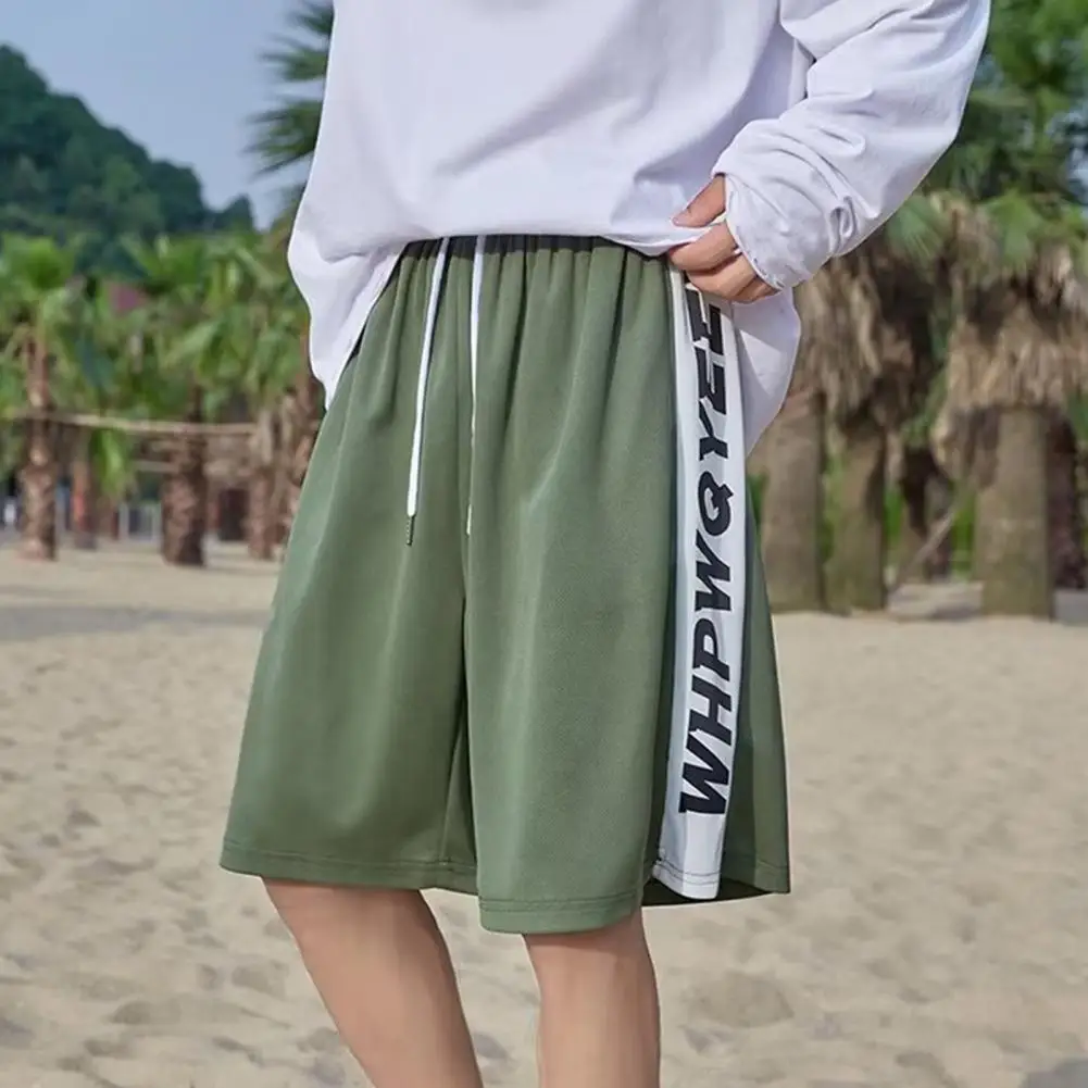 Top Trends: Basketball Shorts For Men Casual Shorts For Men Letter Athletic Shorts Streetwear Black Sport Short Pants Man Summer Shoppable Styles