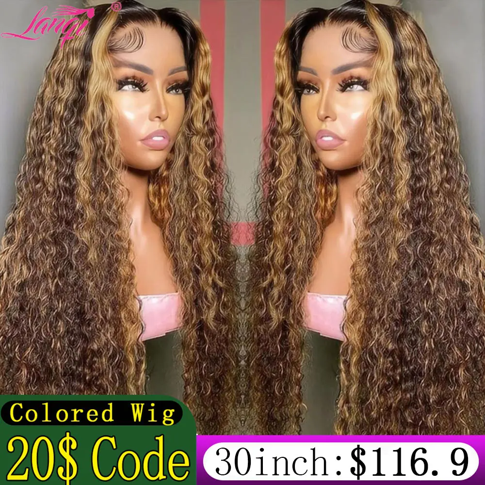 Top Trends: Highlight Wig Human Hair Deep Wave Lace Frontal Wig 13x4 Transparent Lace Front Human Hair Wigs P4 / 27 Omber Lace Frontal Wig Shoppable Styles