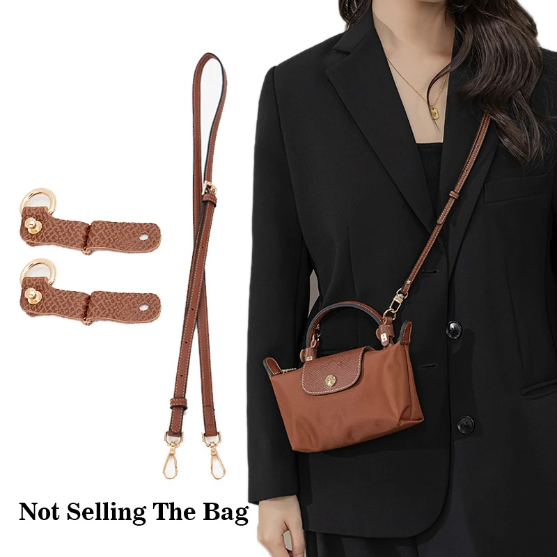 Top Trends: New Adjustable Length Bag Strap For Longchamp Mini Bag Free Punching Modification Transformation Accessories For Shoulder Strap Shoppable Styles