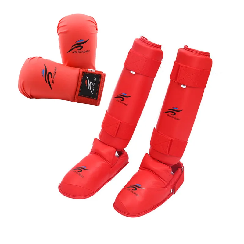 Top Trends: Taekwondo Equipment MMA Suit Boxing Gloves Set Leg Shin Guard Hand Palm Foot Protector Men Bands Karate Unisex Adult Child Shoppable Styles