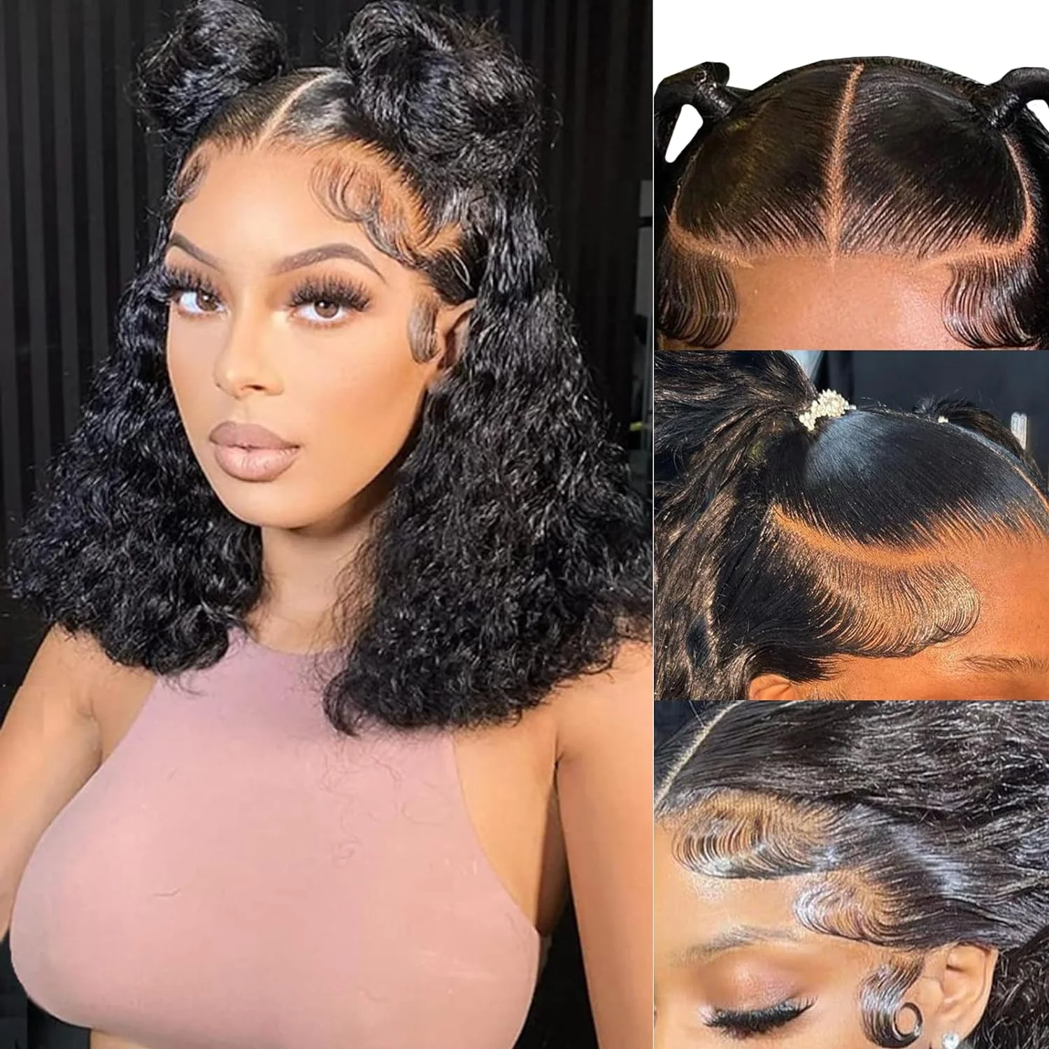 Top Trends: Wear Go Glueless Curly Wigs Human Hair Pre Plucked Lace Closure Wigs Deep Wave Lace Front Wigs Human Hair For Beginners Shoppable Styles