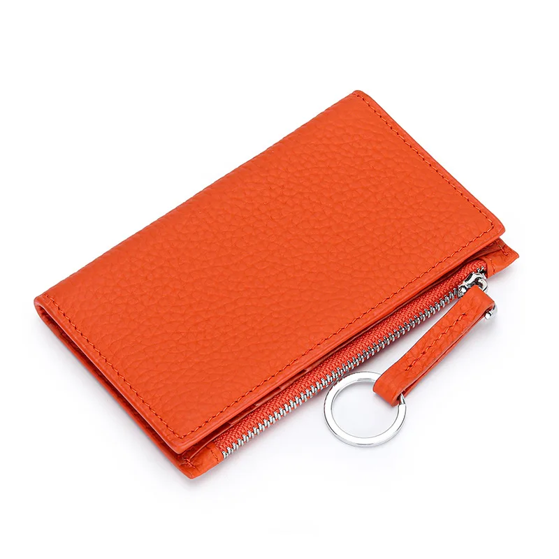 Top Trends: Slim Wallet For Women Genuine Leather Card Holder Bank Card Multi Card Slot Business Card Bag Commuter Wallet Men&#039;s Cover Wallet Shoppable Styles