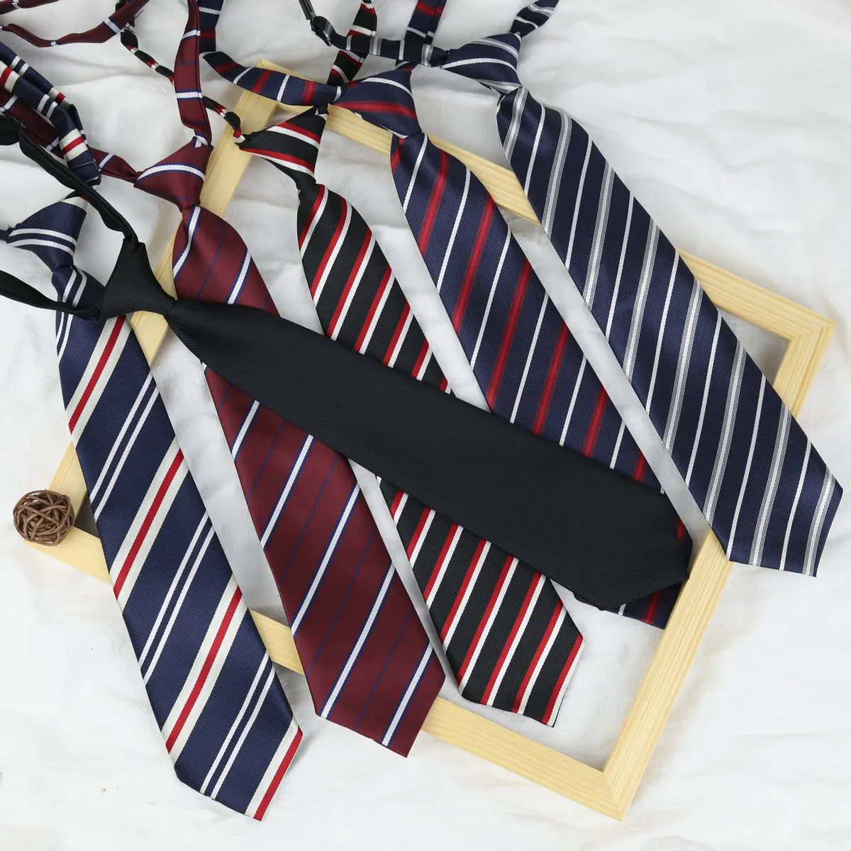 Top Trends: 33*6cm / 13*13cm JK Ties Women Plaid Neck Tie Girls Japanese Style For Jk Uniform Cute Necktie Plaid Uniform School Accessories Shoppable Styles