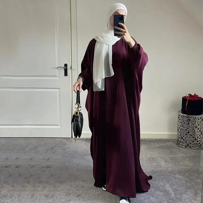 Top Trends: Ramadan Eid Hooded Abaya Women Prayer Garment Muslim Jilbab Loose Long Dress Abayas Dubai Turkey Islamic Clothes Djellaba Femme Shoppable Styles - Image 3