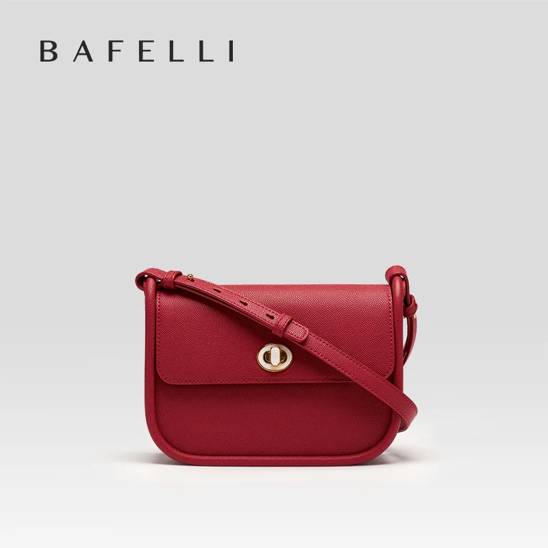 Top Trends: BAFELLI 2023 WOMEN&#039;S NEW TREND LEATHER SADDLE BAGS FASHION STYLE ORIGINAL DESIGNER LUXURY BRAND CASUAL CROSSBODAY PURSE SHOULDER Shoppable Styles