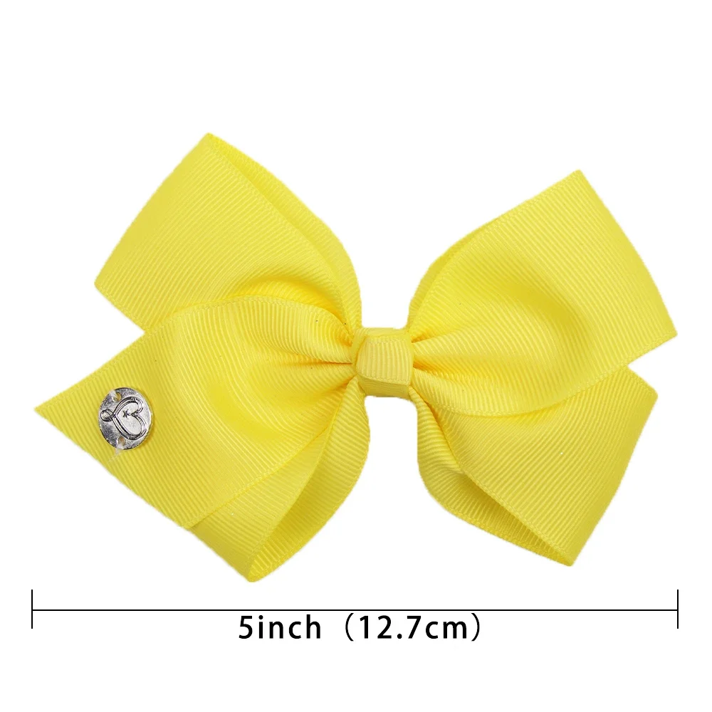 Top Trends: Ncmama 6Pcs / set 5" JOJO Bows Hair Bows For Girls Hair Clips Hairgrip Barrettes For Kids Fashion Party Hair Accessories Shoppable Styles - Image 2