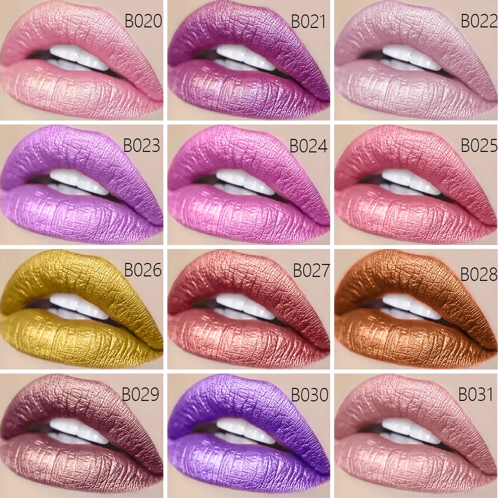 Top Trends: Dropshipping Lipstick Matte Velvet & Glitter Metallic Colors For Glossy Radiant & Full Matte High Pigmented Lipstick Cosmetic Shoppable Styles - Image 3