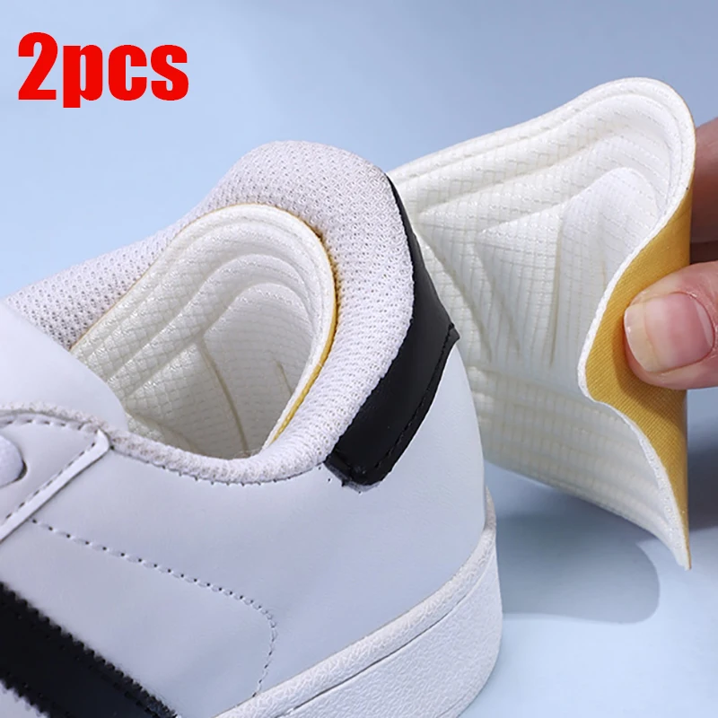 Top Trends: 2pcs Shoe Pad Foot Heel Cushion Pads Sports Shoes Adjustable Antiwear Feet Inserts Insoles Heel Protector Sticker Insole Brioche Shoppable Styles