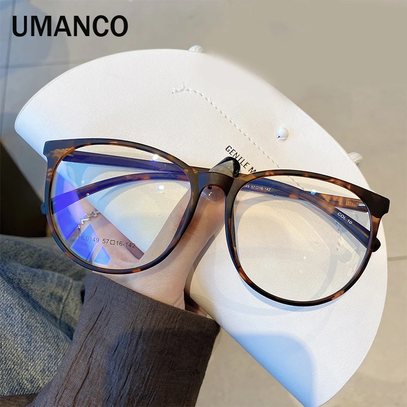 Top Trends: Oversized Round Retro Brown Myopia Glasses For Women Ultralight Finished Prescription Glasses Anti Blue Light Lenses 0 -1.0 -1.5 Shoppable Styles - Image 3