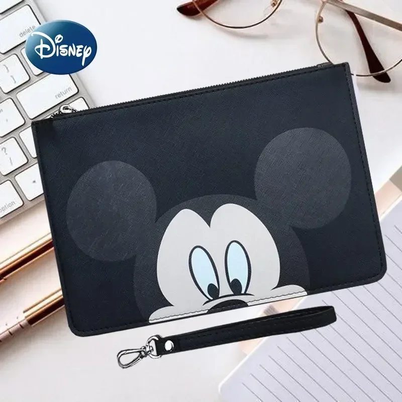 Top Trends: Disney Mickey New Men's Handbag Cartoon Men's Bag Luxury Brand Women's Handbag Large Capacity High Quality Storage Coin Wallet Shoppable Styles