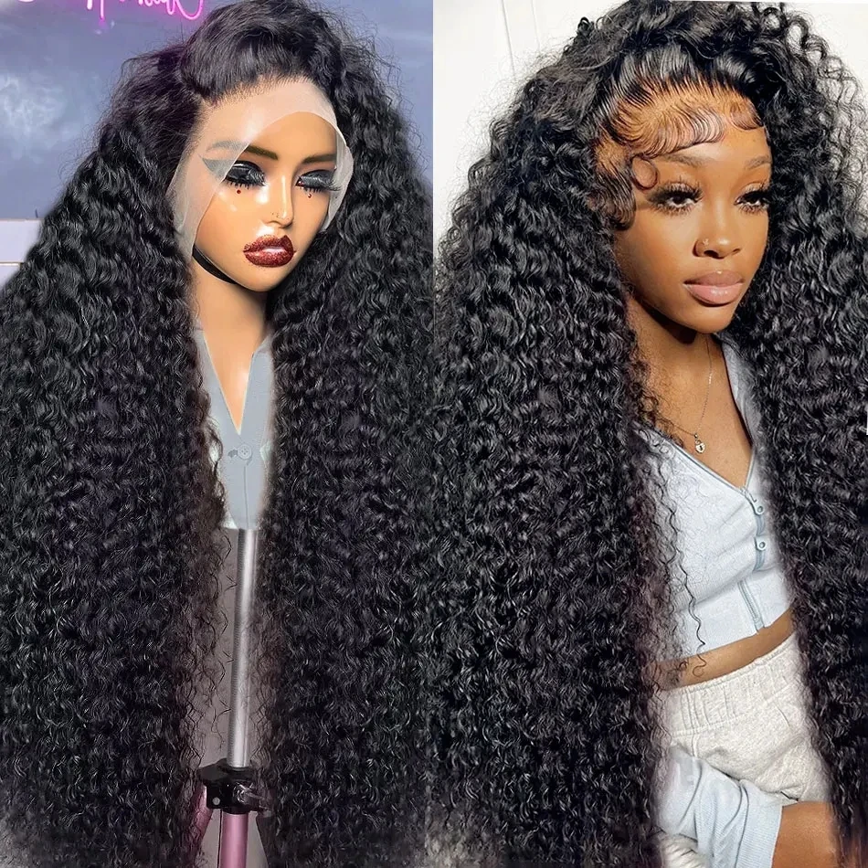 Top Trends: HD 13x4 Lace Wig Human Hair Pre Plucked Brazilian Deep Wave Frontal Wigs 13x4 Lace Front Human Hair Wigs For Women Miss Cara Shoppable Styles