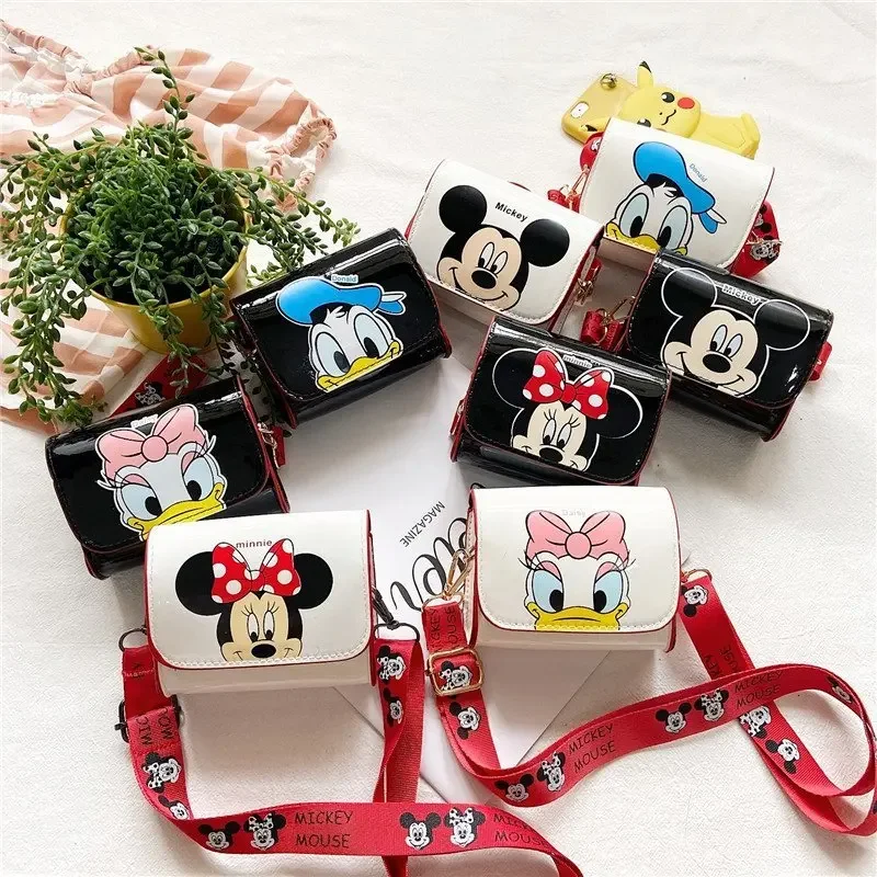 Top Trends: Disney Women's Bag Mickey Mouse Cartoon Pictures Shoulder Bags Cute Girl Messenger Bag Coin Purse Fashion Anime Women Bags Gifts Shoppable Styles