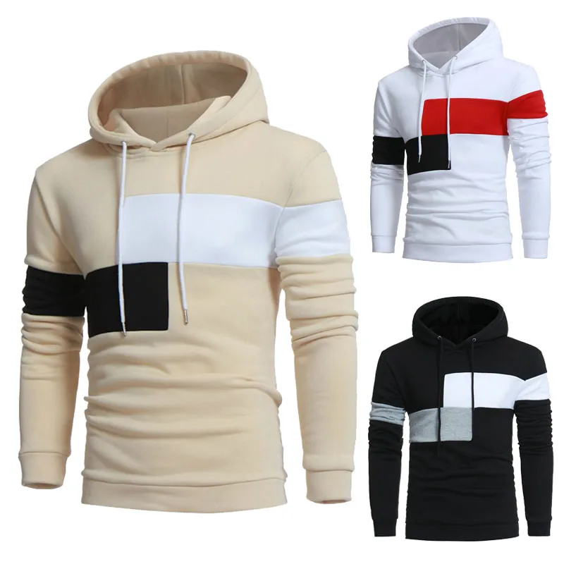 Top Trends: 2023 New Men&#039;s Hoodies Spring Autumn Casual Patchwork Sweatshirts Male Tracksuit Top Fashion Men&#039;s Clothing Pullovers Hoodie Men Shoppable Styles