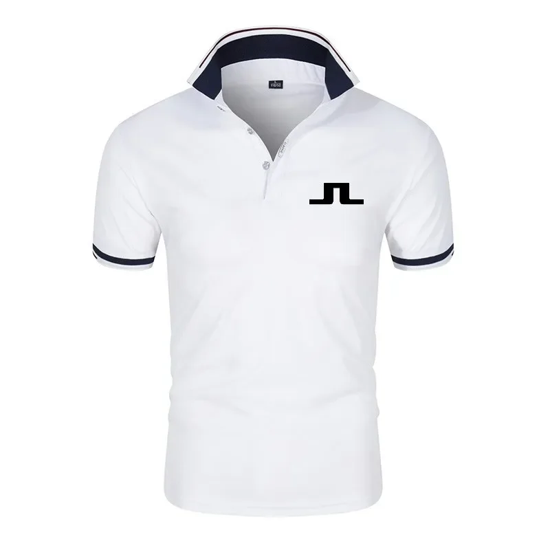 Top Trends: J Lindeberg Golf T-shirt Men&#039;s Golf Clothing Summer Comfortable Breathable Quick-drying Short Sleeve Tee Men Polo Luxury T-shirt Shoppable Styles