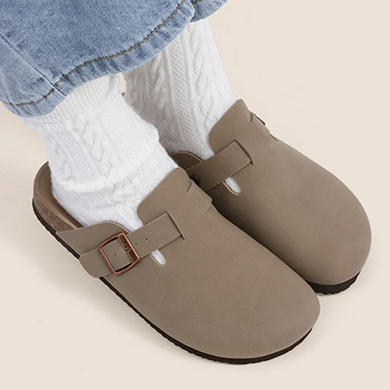 Top Trends: Litfun Fashion Suede Clogs For Women Men Slip-on Cork Footbed Mules And Slippers Soft With Arch Support Cork Cozy Footbed Sandal Shoppable Styles