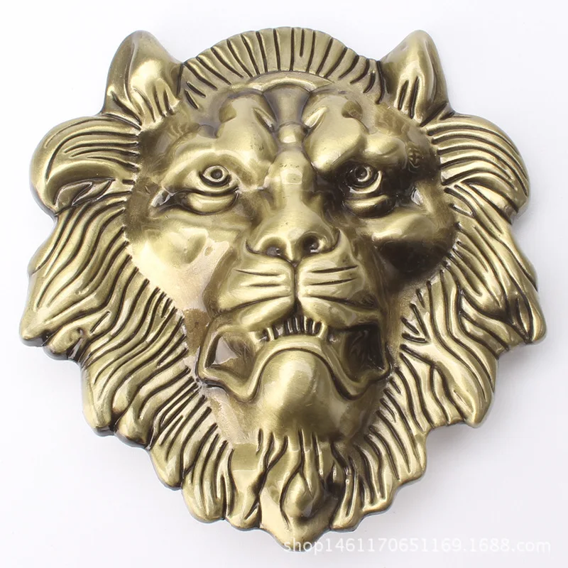 Top Trends: Lion Head Belt Buckle Animal Buckle For 3.8cm Belt DIY Components Homemade Handmade Waistband Shoppable Styles