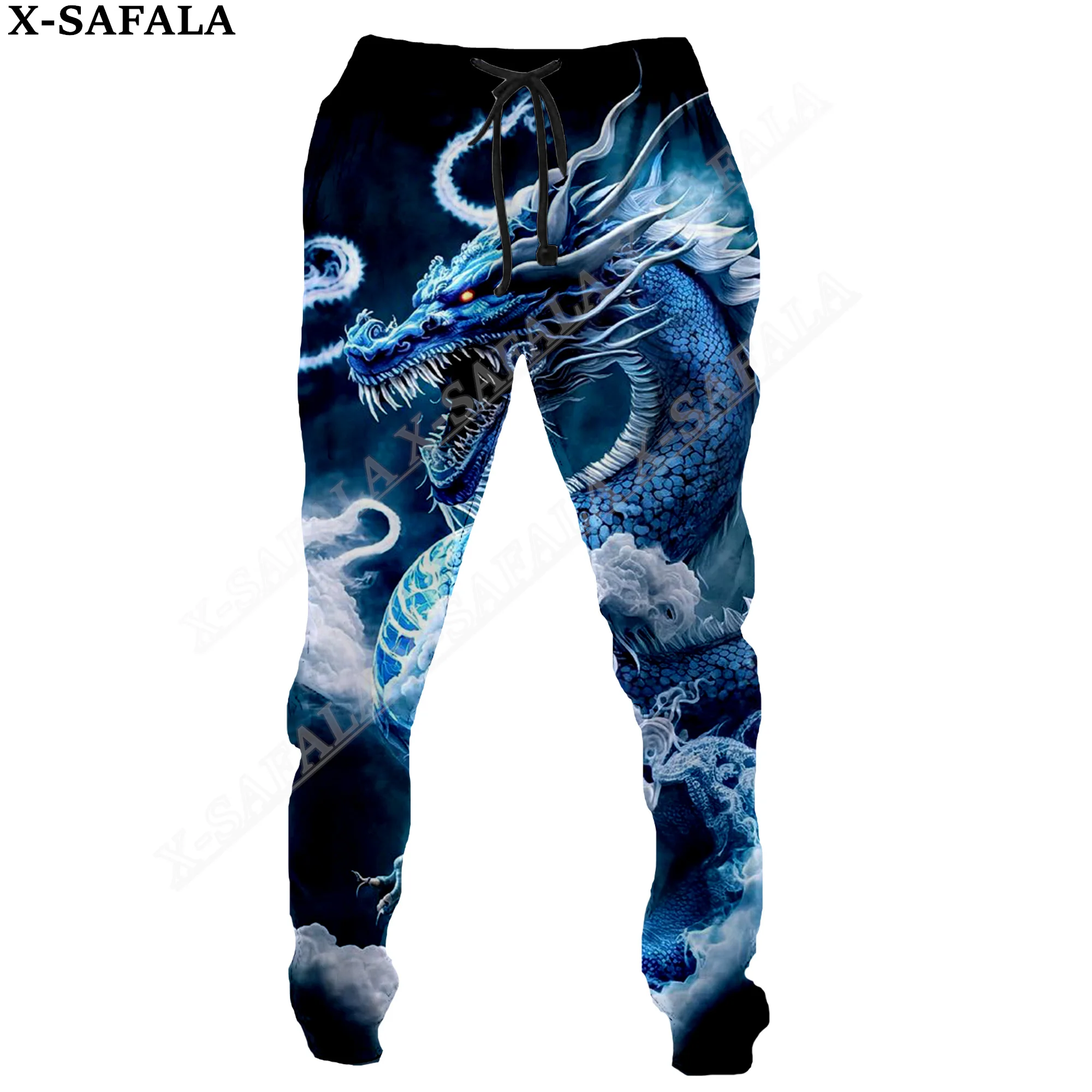 Top Trends: New Year Dragon 3D Print Y2k Pants Man Sweatpants Men Casual Drawstring Long Joggers Streetwear Spring Autumn Sports Trousers Shoppable Styles