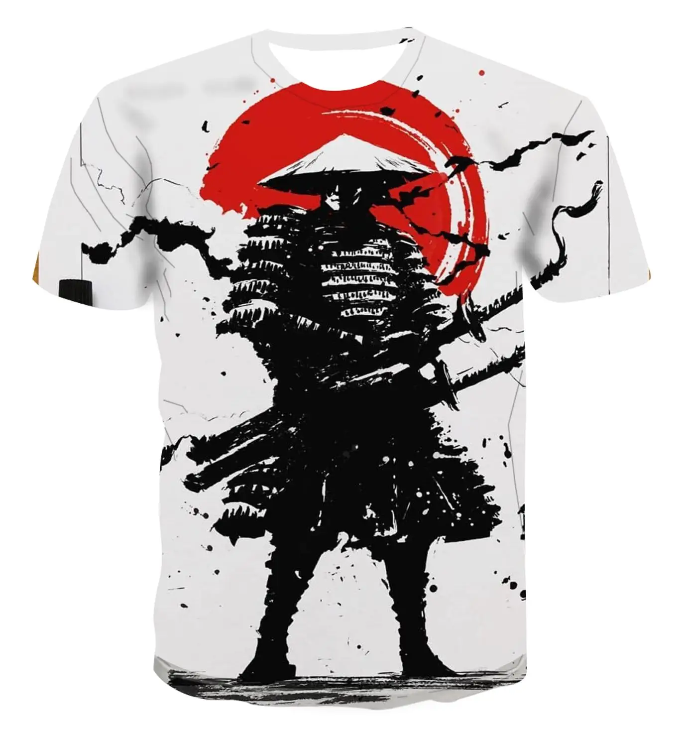 Top Trends: Japanese Samurai 3D Print T-shirts For Men Fashion O-Neck Short Sleeve Men&#039;s T Shirt Harajuku Hip Hop Streetwear Ninja Tees Tops Shoppable Styles