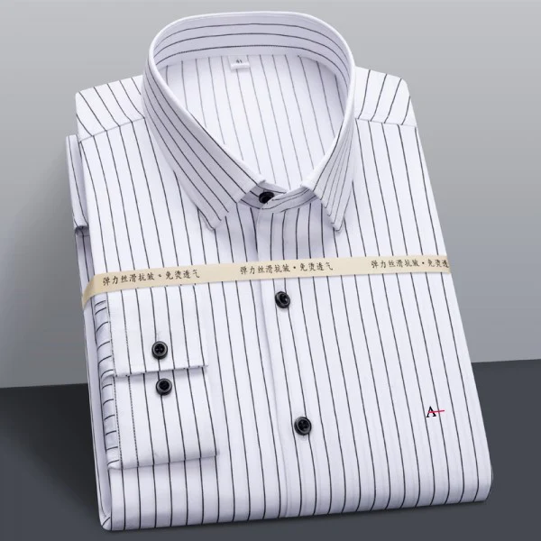 Top Trends: 2021 New Camisas Men Shirt Male Dress Shirts Camisas Men's Casual Long Sleeve Business Formal Shirt Camisa Social Masculina Shoppable Styles - Image 4