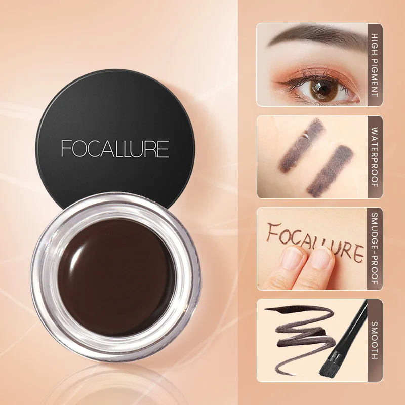 Top Trends: FOCALLURE 5 Colors Waterproof 3D Eyebrow Gel Quick-drying Eyebrow Styling Enhancers Natural Eye Brow Makeup Cosmetics With Brush Shoppable Styles - Image 2