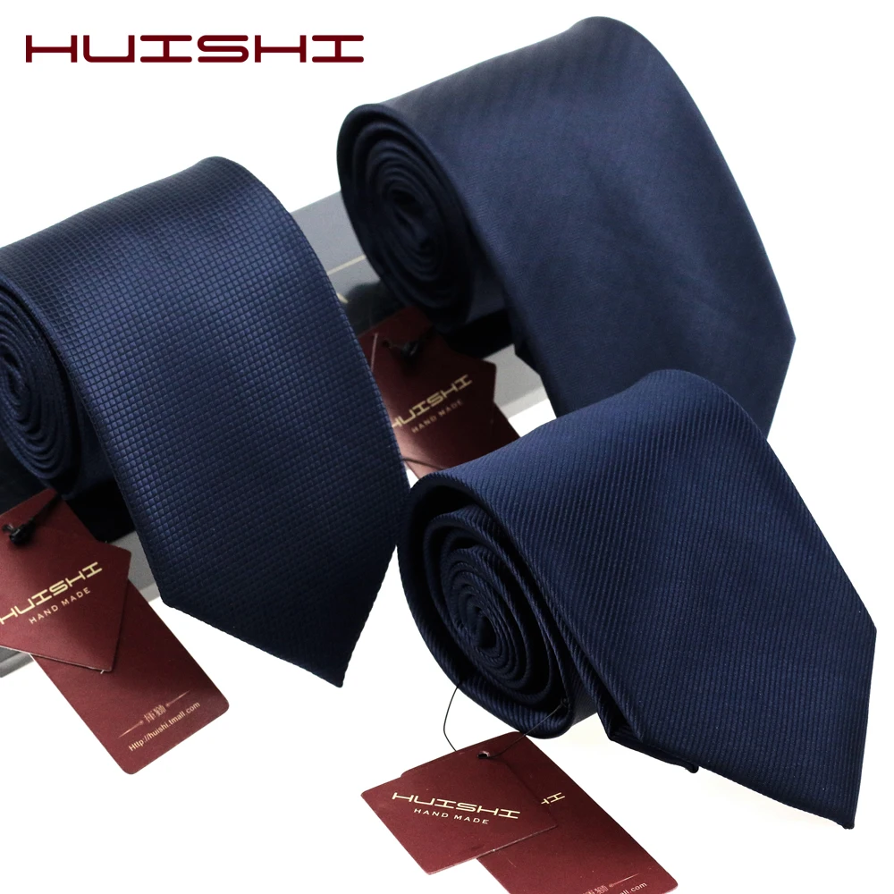 Top Trends: HUISHI 8CM 10 Style Men's Formal Waterproof Ties Business Vestidos Wedding Classic Men's Tie 6cm Jacquard Corbatas Dress Necktie Shoppable Styles - Image 2