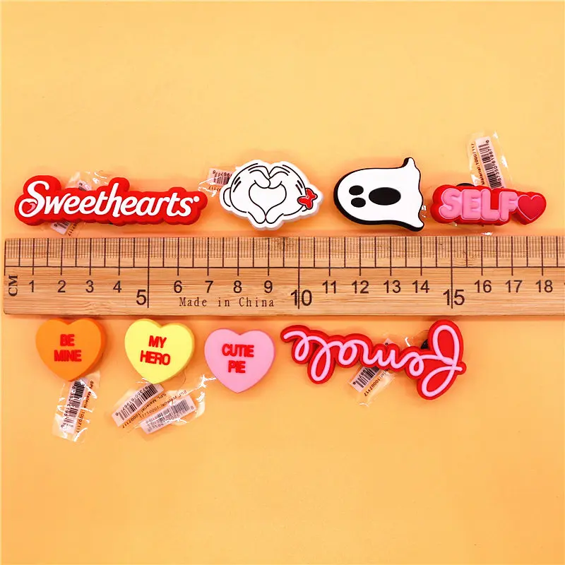 Top Trends: Original 1pcs Ghost PVC Shoe Charms Accessories Decorations Lovely Sweethearts Heart-shaped Designer Buckle Girls Gift Shoppable Styles - Image 6